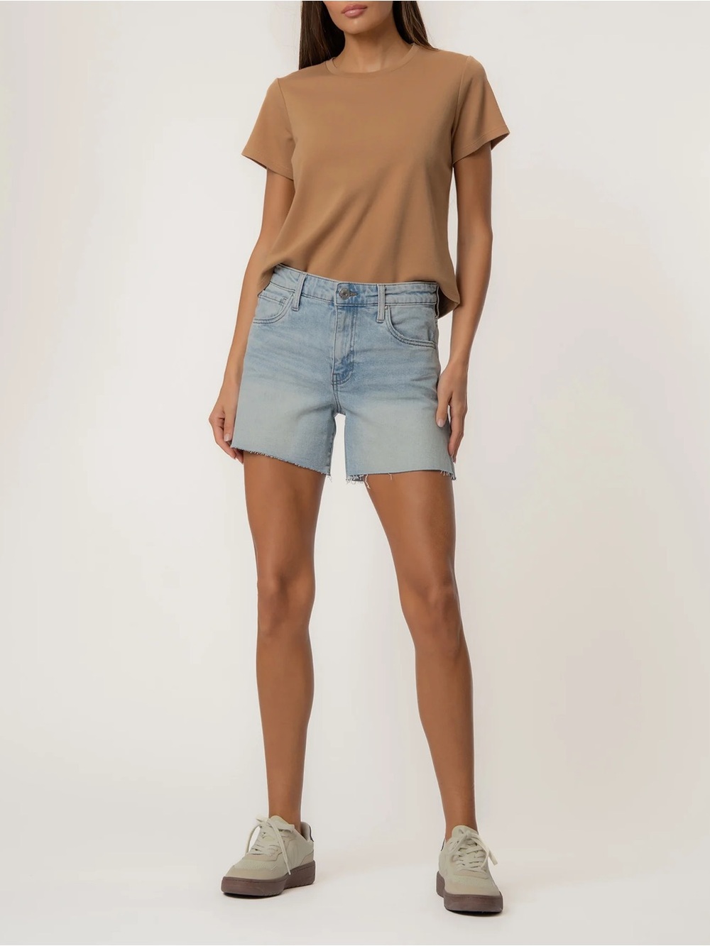 Kut from the KLOTH size 16 Jane High Rise Long Short in Deep wash